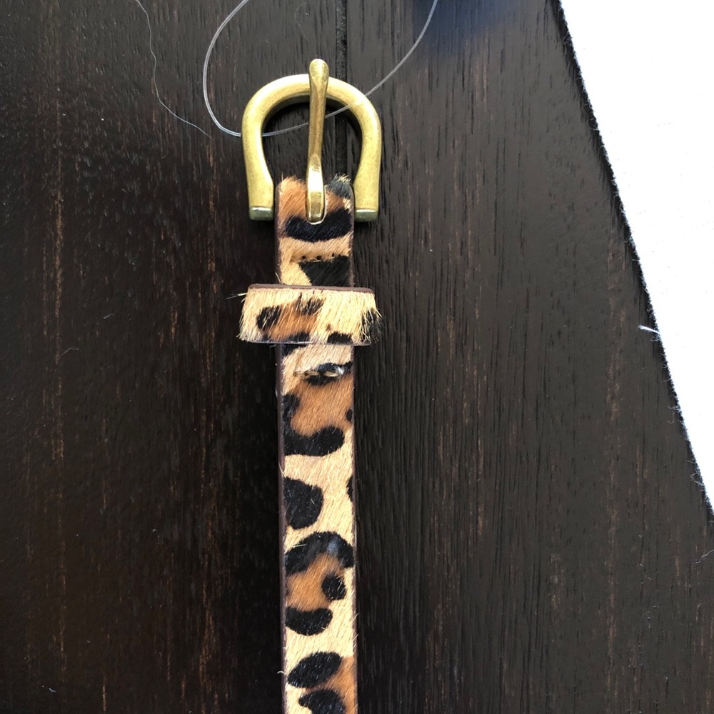American Eagle cheetah print belt